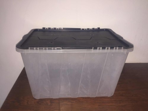 Cesta O Caja Plástica Con Tapa