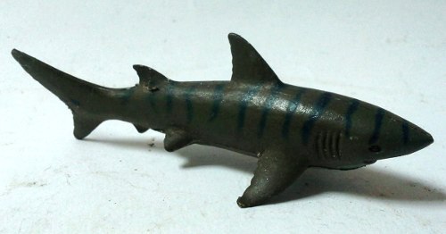 Coleccionable Juguete Pequeño De Goma Tiburón Bull Shark