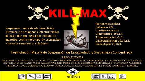Killmax Insecticidas Mata Cucarachas Y Chiripas