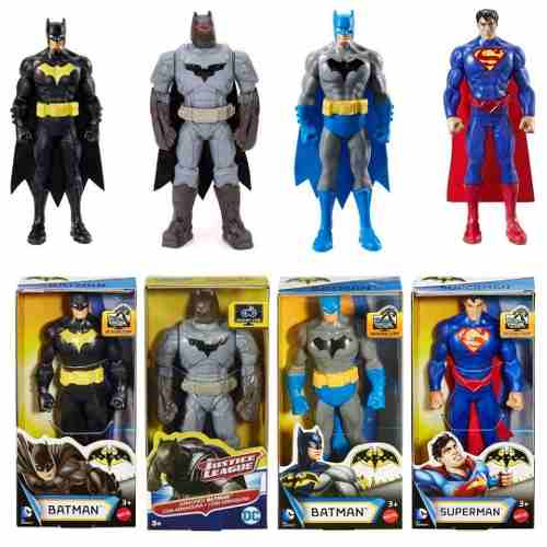 Muñeco Batman Mattel 16 Cm Dc Liga De La Justicia