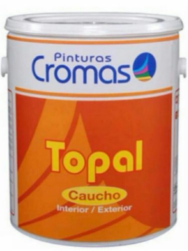 Pinturas Cromas Topal Champaña 2galones Caucho Clase B