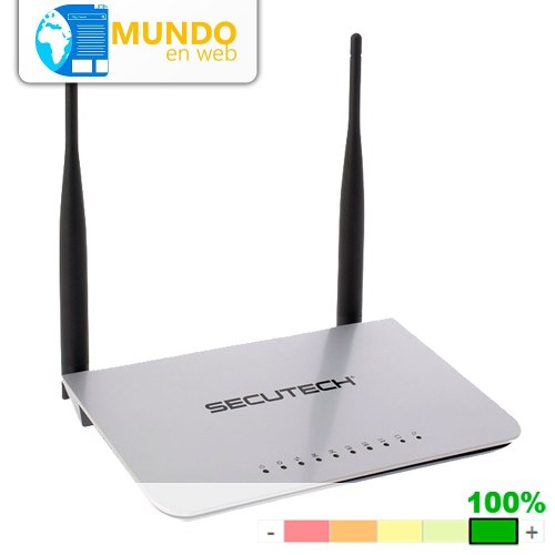 Router Inalambrico Secutec 300mbps H300d Pc Lan Red Wifi