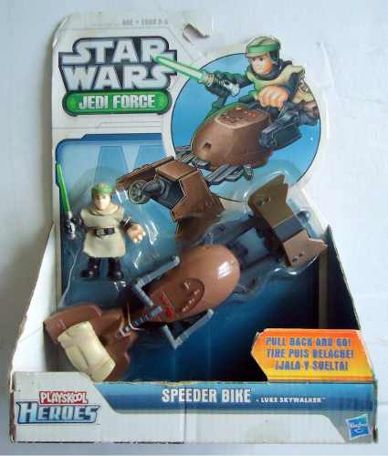 Star Wars Jedi Force Playskool Speeder Bike Luke Skywalker
