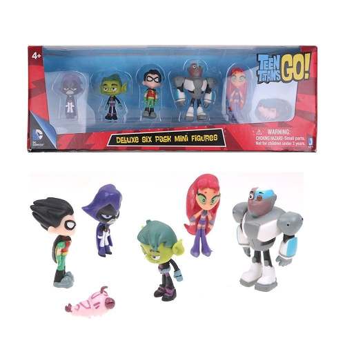 Teen Titans Go Teen Titans Action Figure (6-pack),