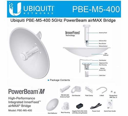 Venta Antena Ubiquiti Power Bean M500