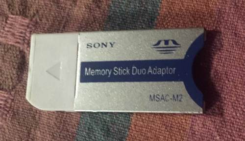 Adaptador Duo Memoria Stick Sony Cámara Fotográfica Y