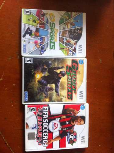 Juegos Originales De Mario Y Otros Para Wii. Por Viaje