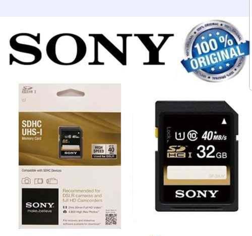 Memoria Sony Sdhc 32gb Para Camara Digital Super Rapida