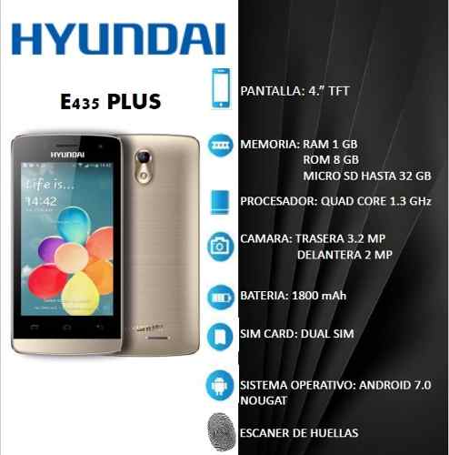 Oferta Teléfono Celular Android Hyundai E435 Plus Nuevo