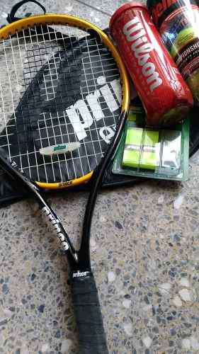 Raqueta De Tenis Prince + 5 Pelotas + 2 Overgrip