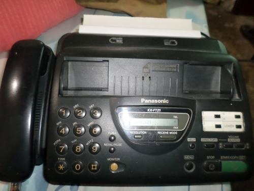 Telefono Fax Funcional Con Papel Panasonic Kxft21 (10 Verdes