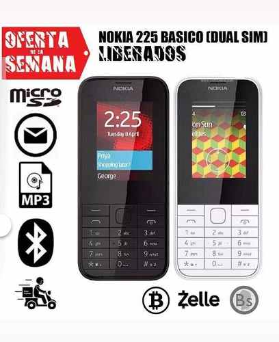Teléfono Nokia 225 Liberado Dual Sim Nuevo