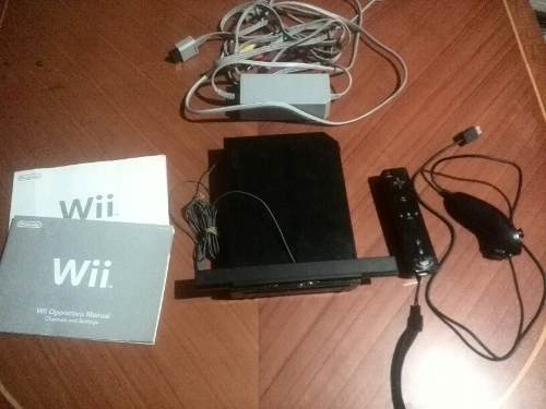 Consola Wii Negro (acepto Cambio)