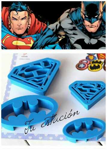 Cortadores De Batman Superman Reposteria