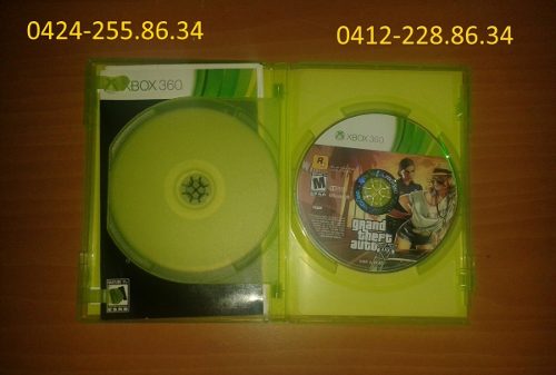 Grand Thef Auto 5 Original Xbox 360