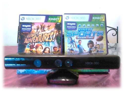 Kinect Xbox 360 En Perfecto Estado (Incluye 2 Juegos)