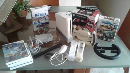 Nintendo Wii Con 6 Juegos Originales