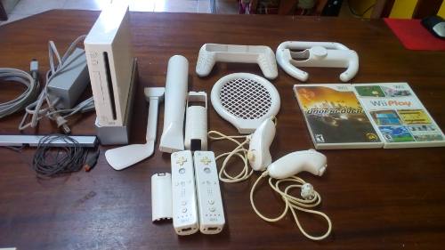 Nintendo Wii Original + Accesorios De Wii Sport