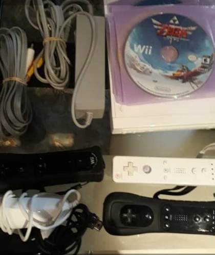 Wii Con Todos Sus Accesorios Incluye Volante