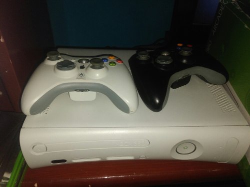Xbox 360 + Chip + Juegos Blanco Juegos