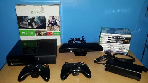 Xbox 360 Slim 4gb Original Y Kinect Original