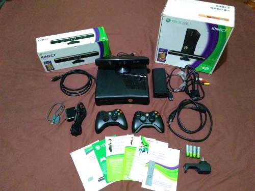 Xbox 360 Slim Kinect Lt Juegos Mas Repuestos