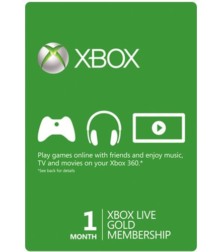 Xbox Live Gold 1 Mes (código Digital)