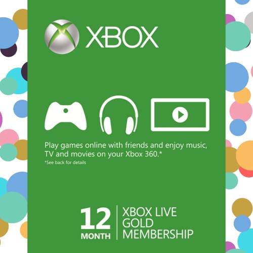 Xbox Live Gold 12 Meses Codigo Multi-region