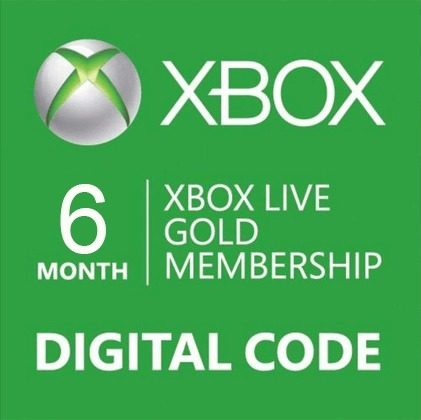 Xbox Live Gold 6 Meses (código Digital)