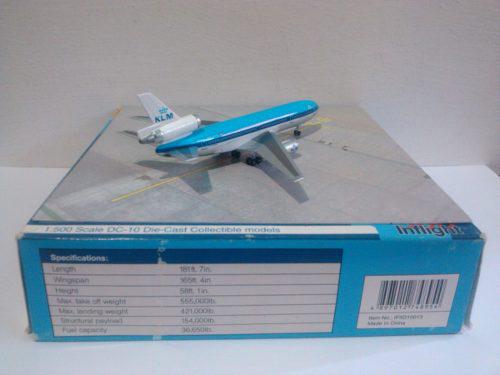 Avion A Escala 1/500 Inflight (dc-10 Klm)