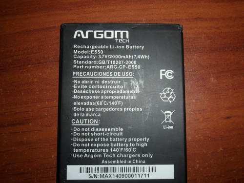 Bateria Argom Tech E550