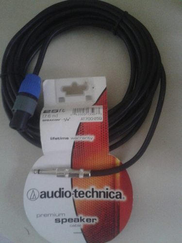 Cable 7.6m Speakon-1/4 Audio-technica