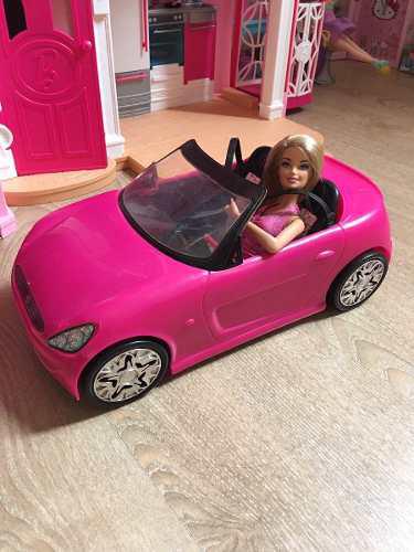 Carro De Barbie Y Barbie Original Mattel