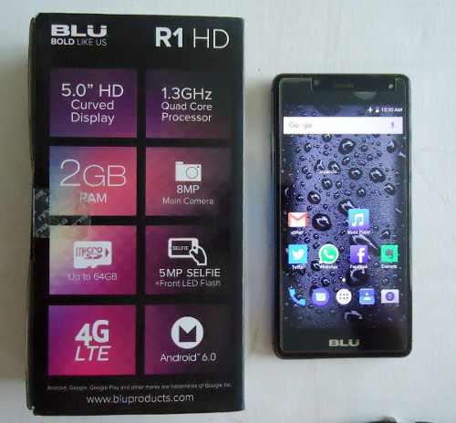 Celular Blu R1hd 4g 2gb Ram 16 Rom Doble Sim *usado*