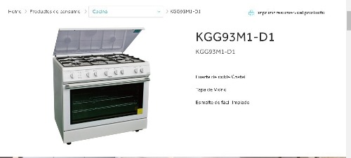 Cocina Modelo Kgg93m1-d
