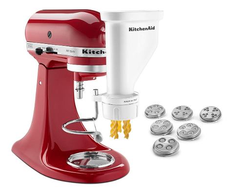 Extrusor De Pasta Corta 6 Discos Para Batidora Kitchenaid