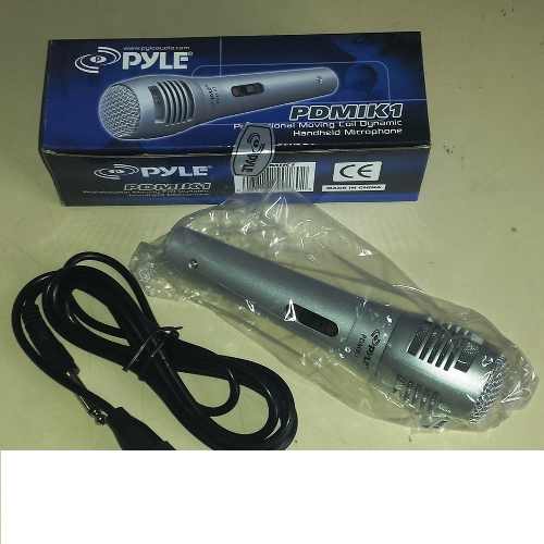 Micrófono Profesional Pyle Pdmik1 Alambrico Cable 2 Metros