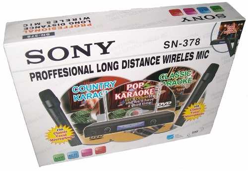 Microfono Inalambrico Uhf Sony Sn-378 Profesional Eventos S1