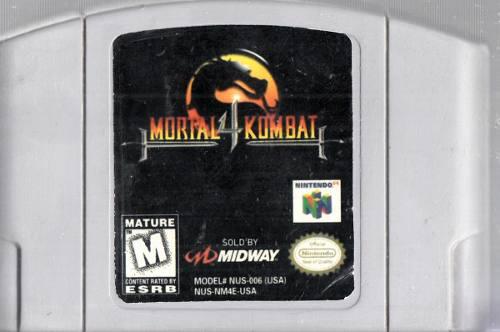 Mortal Kombat 4. Nintendo 64.