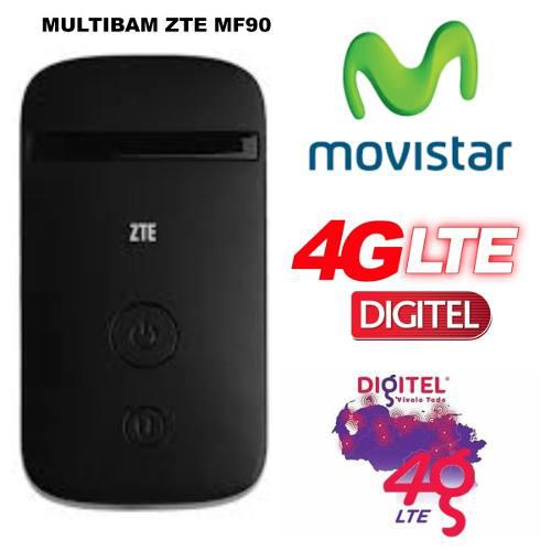Multibam Zte Mf90 4g Digitel Y H+ Movistar