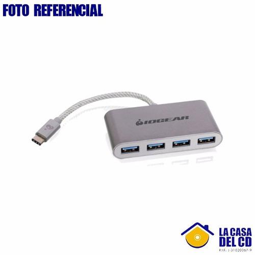 Multipuerto Usb 2.0 Mini Hub 3 Puertos 480mbps Marca Bion