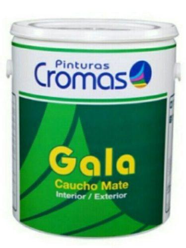 Pinturas Cromas Clase A Gala Caucho Galon Exterior Y Interi