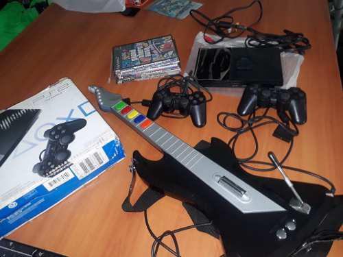 Playstation 2. Con 13 Juegos, Memory Card De 64gb,