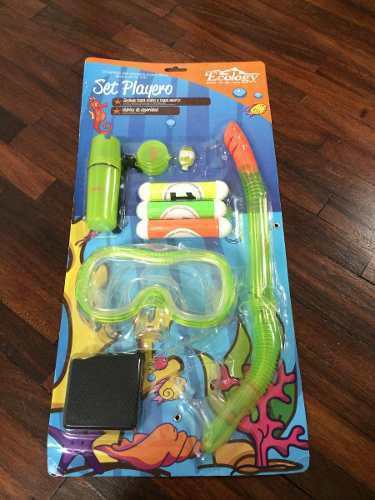 Set Playero De Careta Con Snorkel Ecology Para Niños