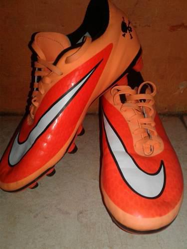 Tacos/zapatos/guayos De Futbol Nike Hypervenom Talla 38.5