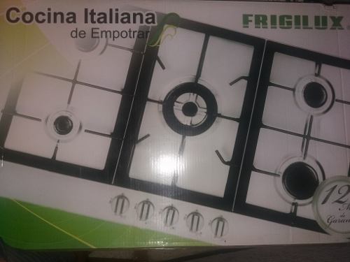 Tope Cocina Italiana Frigilux 5 Hornillas Modelo Tcfr-95stx