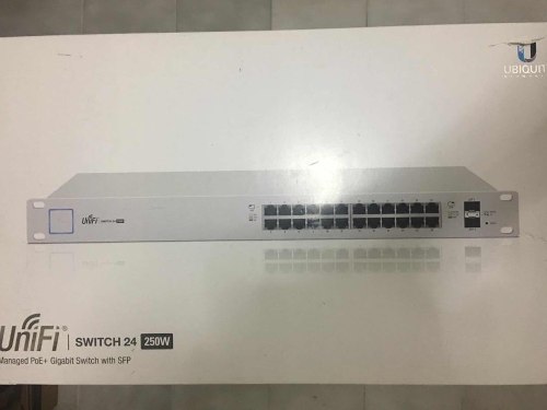 Ubiquiti Unifi Switch 24ports Managed Poe+ Gigabit 250w