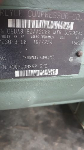 Compresor Semisellado Carlyle 6.5 Hp 220voltios