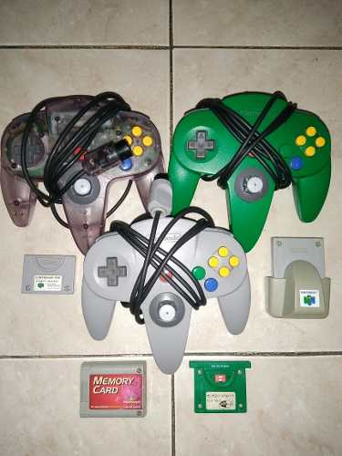 Control De Nintendo64 Y Accesorios