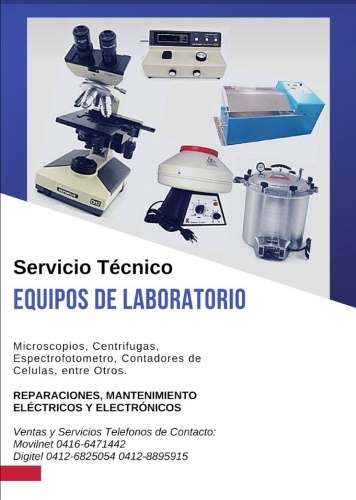 Equipos De Laboratorio Tecnico Reparacion Mantenimiento